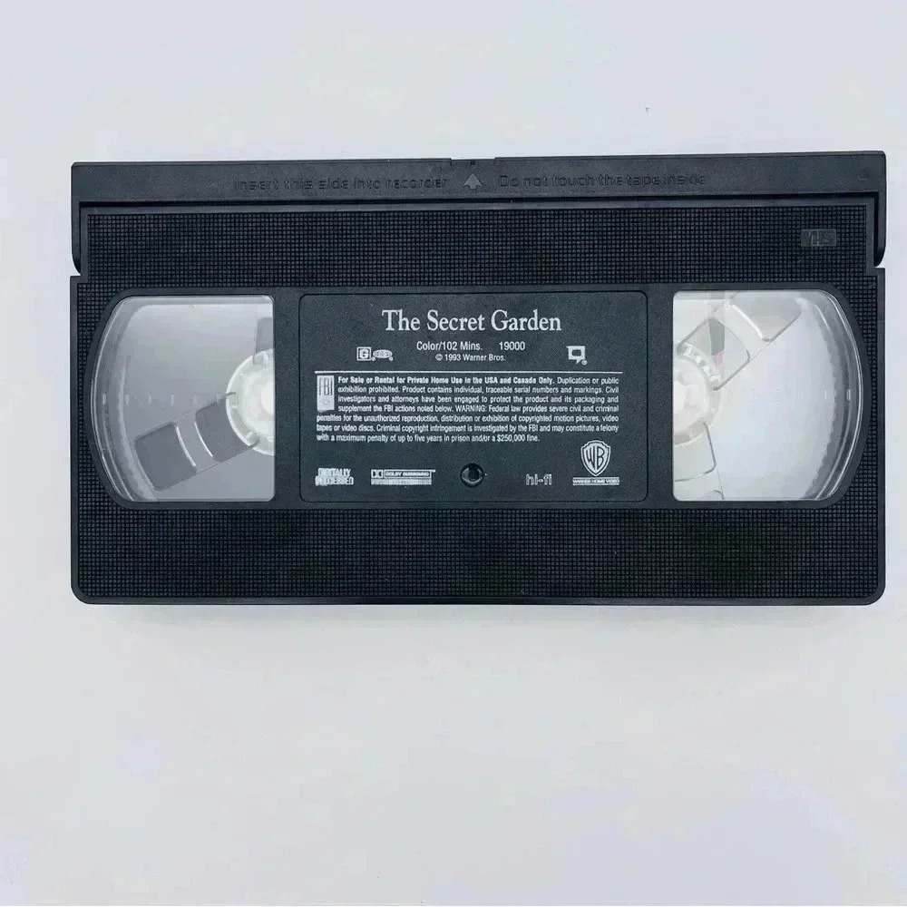 Warner Bros. The Secret Garden VHS Tape, #19000 - Picture 6 of 8